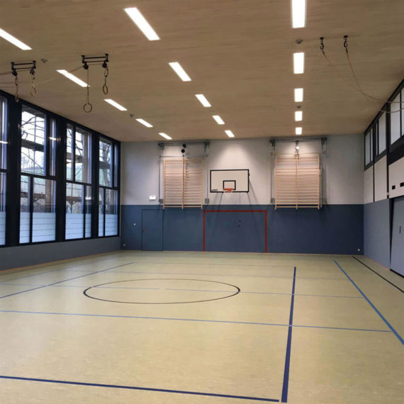 Innenansicht Turnhalle Müschede